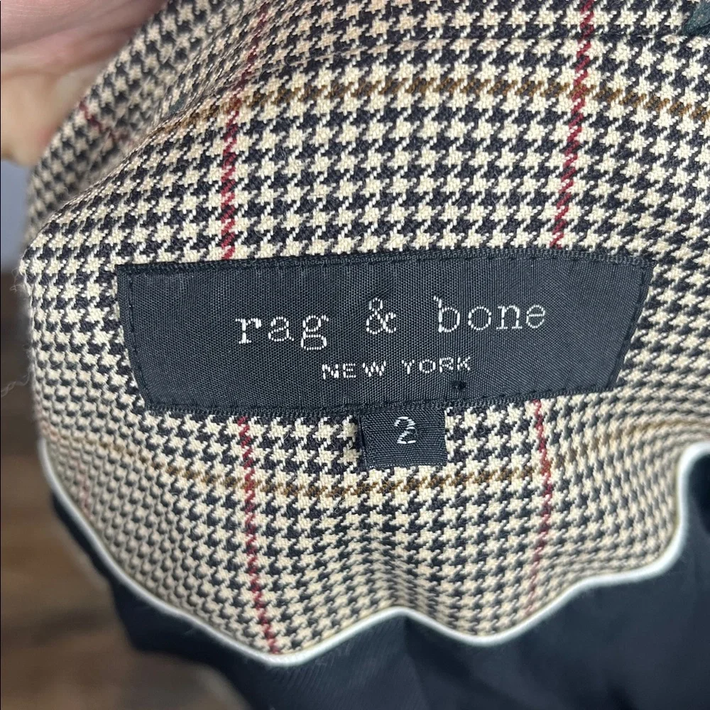 Rag & Bone Rona Houndstooth Blazer.‎